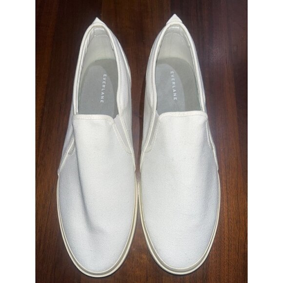 Everlane The Forever Slip On Sneakers White M 12.5 14 New Womens Athletic Shoe main image 6